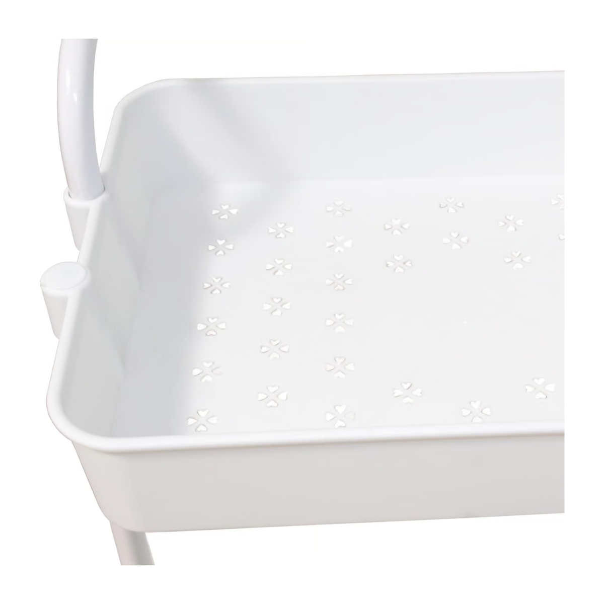 Vista 2 de Carrito organizador 3 niveles ES-3 - color: BLANCO